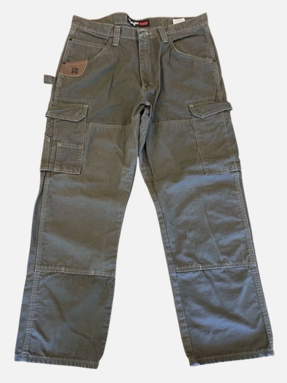 Wrangler Riggs Workwear Ripstop Ranger Cargo Pant, Army Green, Men's 36x30